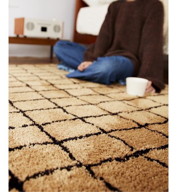 journal standard Furniture「GRID RUG 200x200 グリッド ラグ」|その他|
