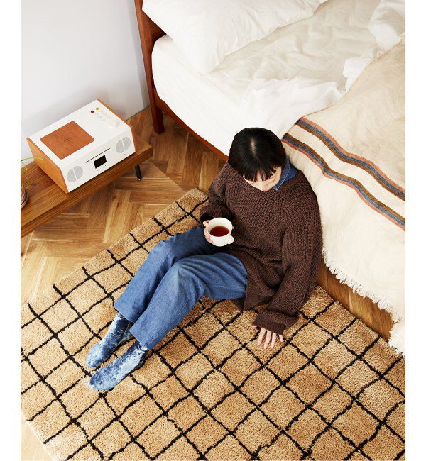 journal standard Furniture「GRID RUG 200x200 グリッド ラグ」|その他|