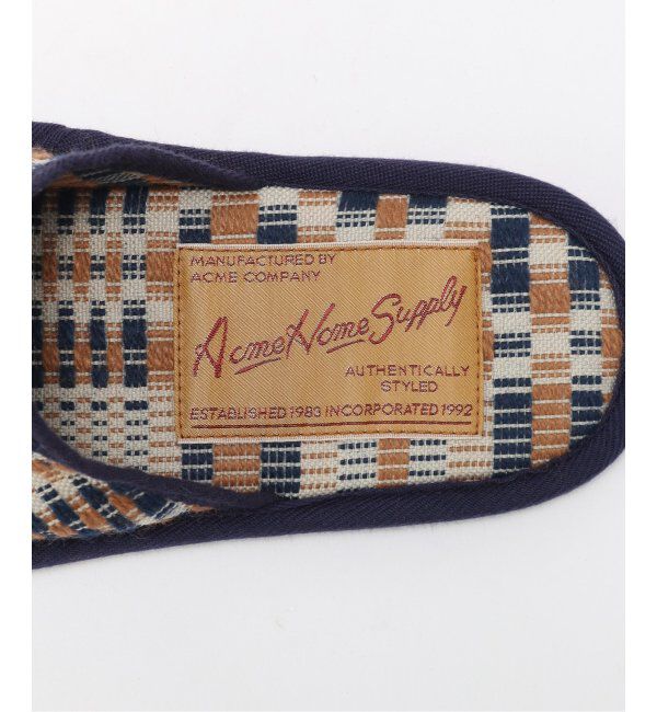 ACME「SLIPPER OVERSHOT Mサイズ　スリッパ」|ルームシューズ|