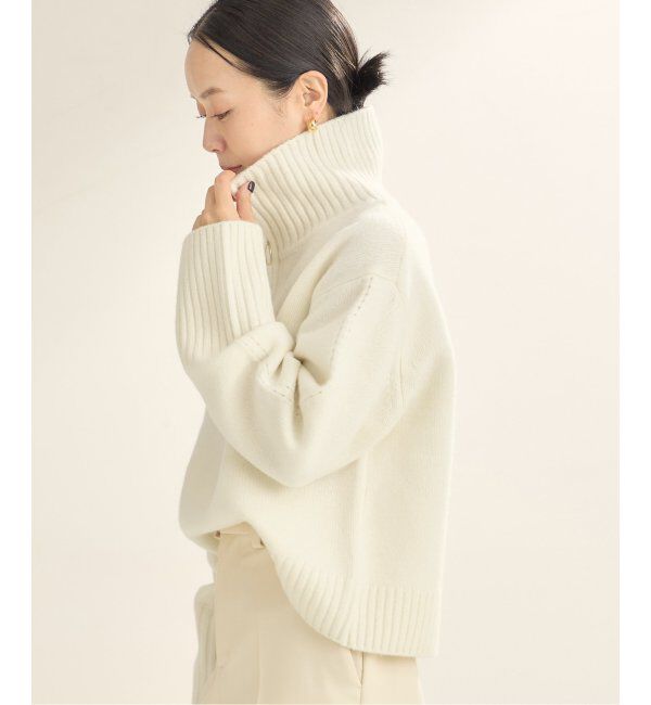 Plage「pooginook zip up ニット」|ニット・セーター|