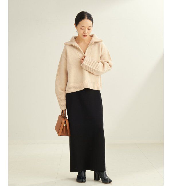 Plage「pooginook zip up ニット」|ニット・セーター|