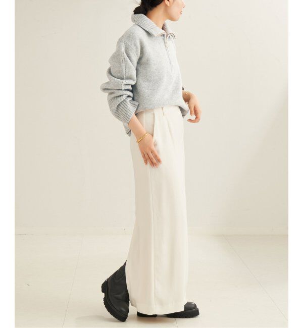 Plage「pooginook zip up ニット」|ニット・セーター|