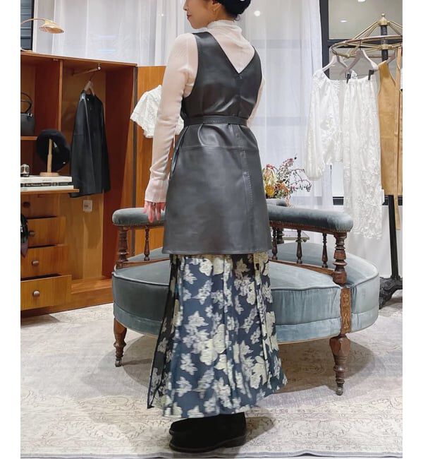 IENA LA BOUCLE「IENA LA BOUCLE レザー2WAY ベスト」|ベスト・ジレ|