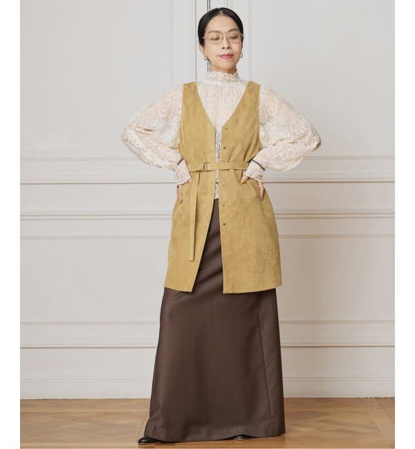 IENA LA BOUCLE「IENA LA BOUCLE レザー2WAY ベスト」|ベスト・ジレ|