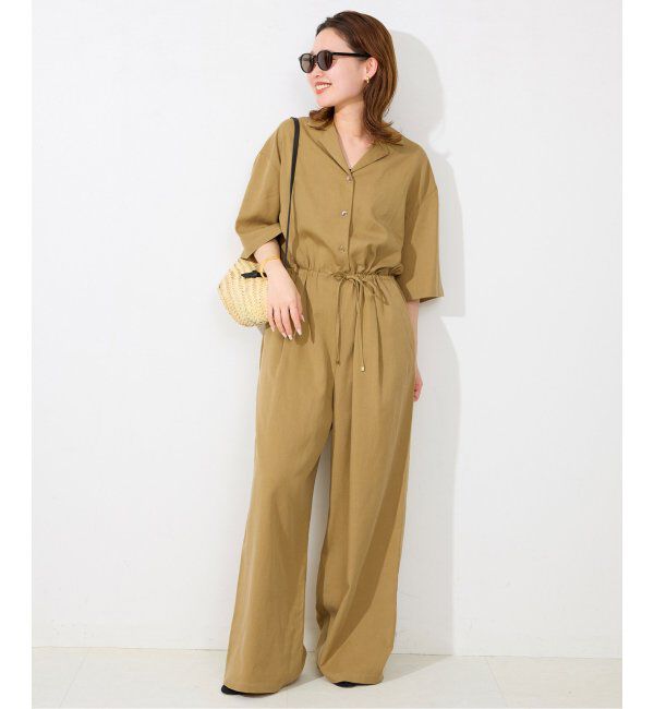 SLOBE IENA「ハーフスリーブオールインワン」|オールインワン|