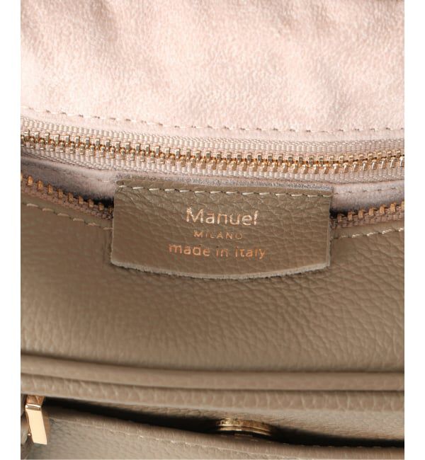 IENA「《追加4》Manuel MILANO/マニュエルミラノ レザーバッグ」|ハンドバッグ|