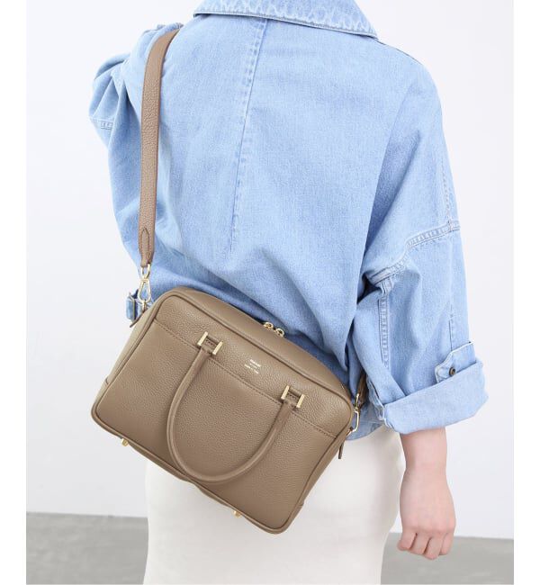 IENA「《追加4》Manuel MILANO/マニュエルミラノ レザーバッグ」|ハンドバッグ|