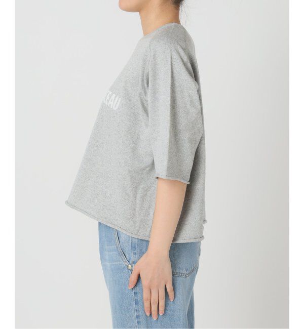 IENA「LEVITAロゴ ハーフスリーブプルオーバー」|ニット・セーター|