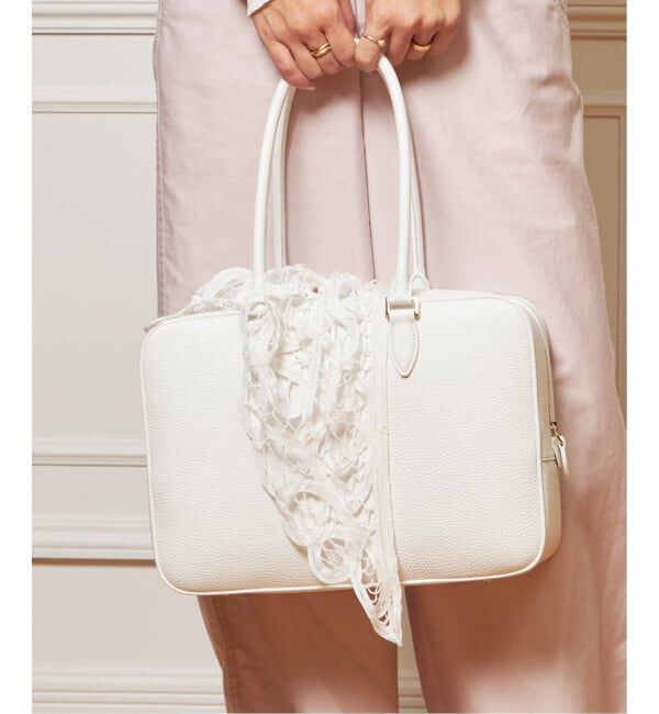 IENA LA BOUCLE「《追加》IENA LA BOUCLE バテンレースバブーシュカ」|バンダナ・スカーフ|