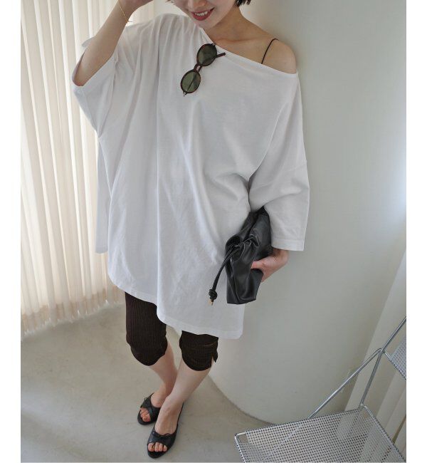 SLOBE IENA「《2枚セット/追加》Plus by ONIT/オニット SLOBE別注 BIG TEE レギンスセット」|Tシャツ・カットソー|