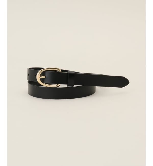 SLOBE IENA「《追加4》SLOBE ラウンドバックルレザーベルト」|ベルト|