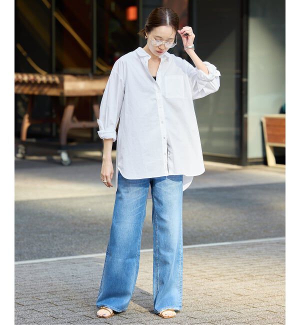 SLOBE IENA「コットンブロードベーシックシャツ」|シャツ・ブラウス|