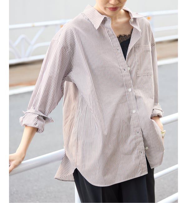 SLOBE IENA「コットンブロードベーシックシャツ」|シャツ・ブラウス|