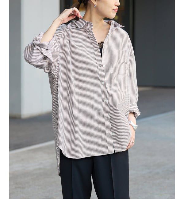 SLOBE IENA「コットンブロードベーシックシャツ」|シャツ・ブラウス|