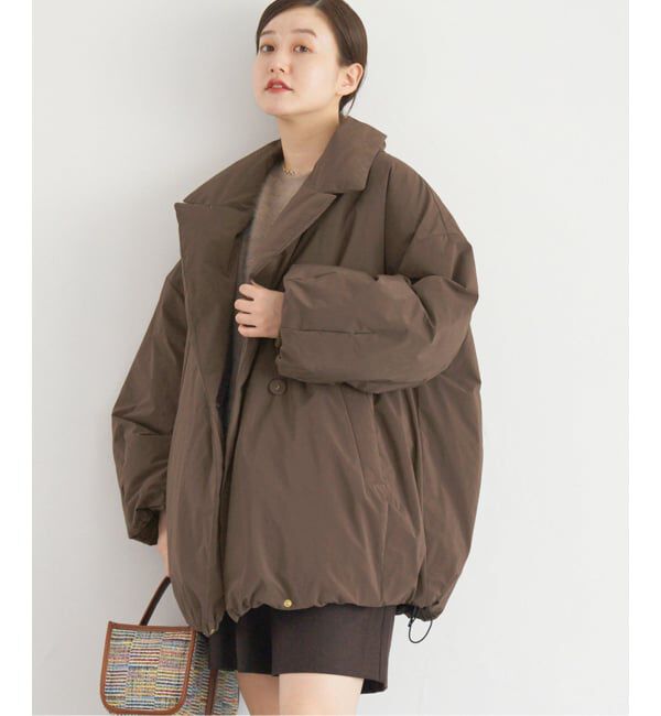 IENA「《追加》ARTIROSA 撥水テイラーコクーンダウン」|ダウン|