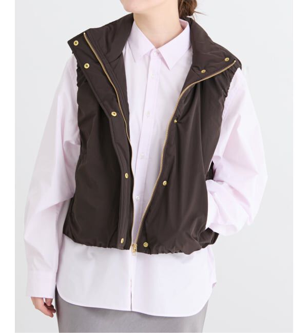 IENA「撥水ウォッシャブル中綿ベスト」|ダウン|