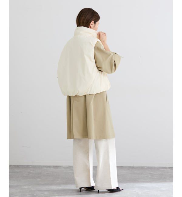 IENA「撥水ウォッシャブル中綿ベスト」|ダウン|