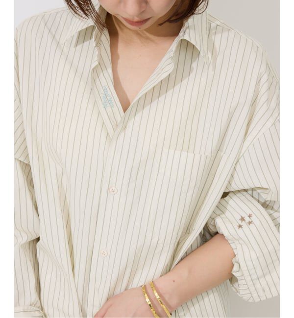 SLOBE IENA「ファインブロードEXロングシャツワンピース」|ワンピース|