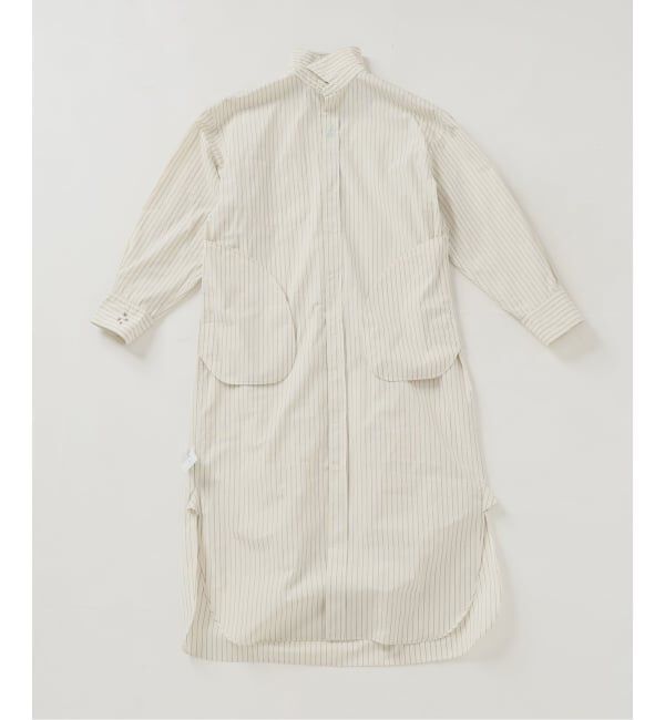SLOBE IENA「ファインブロードEXロングシャツワンピース」|ワンピース|