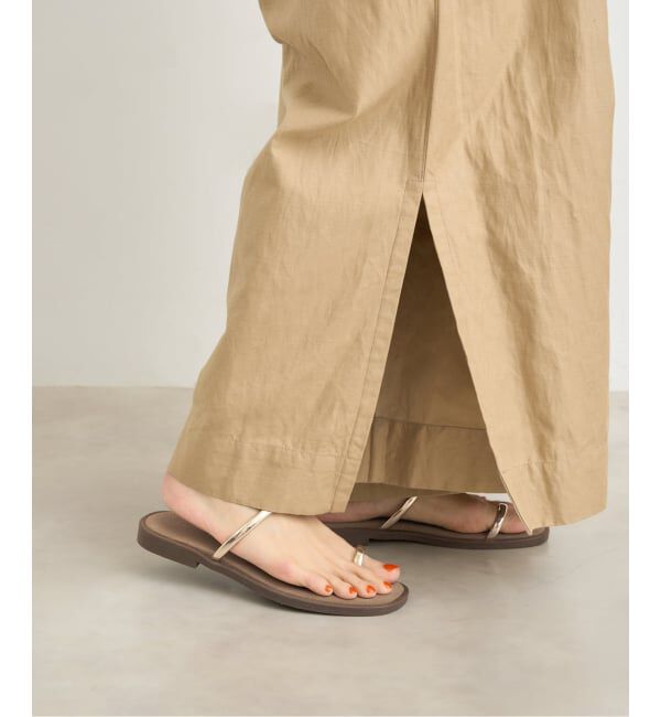 IENA「《追加2予約》NICOLAS LAINAS フラットサンダル」|サンダル|