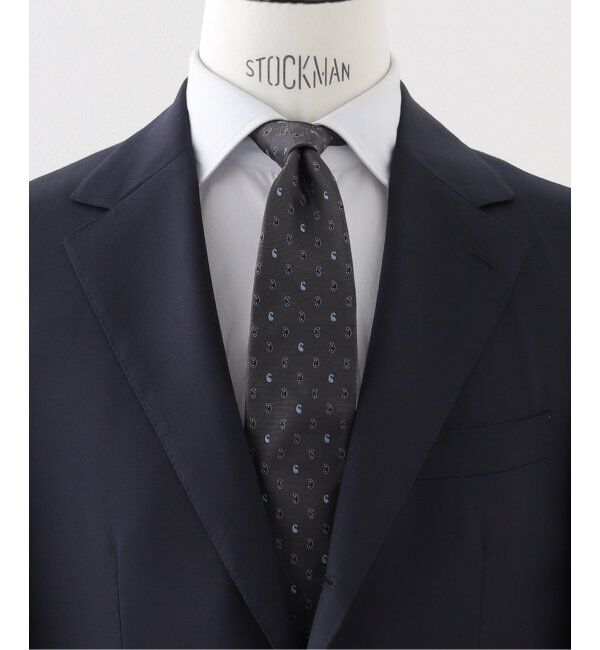 EDIFICE「AX コモンペイズリータイ FOSSATI」|ネクタイ・蝶ネクタイ|グレー