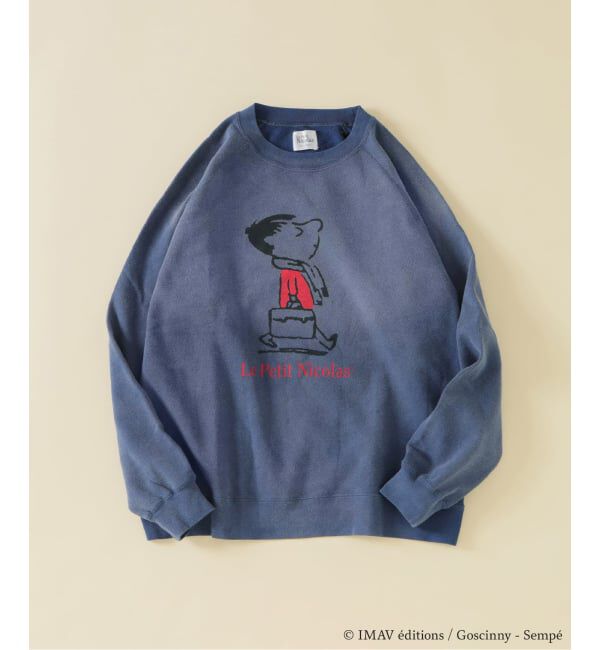 EDIFICE「Le Petit Nicolas (プチ・ニコラ) 別注 FADE スウェット」|スウェット・ジャージ|ネイビー B