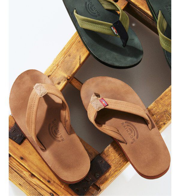 JOURNAL STANDARD relume「RAINBOW SANDALS / レインボーサンダル 別注 Double Layer レザーサンダル」|サンダル|