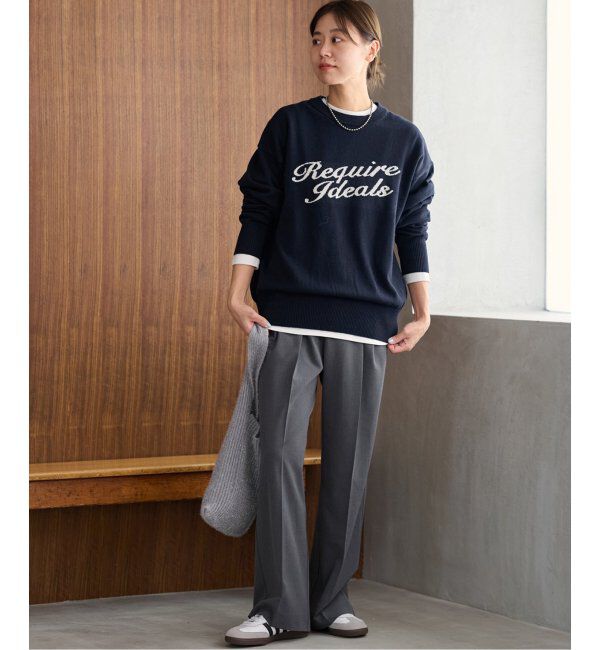 JOURNAL STANDARD relume「《追加2》コットンカシミヤロゴニット」|ニット・セーター|