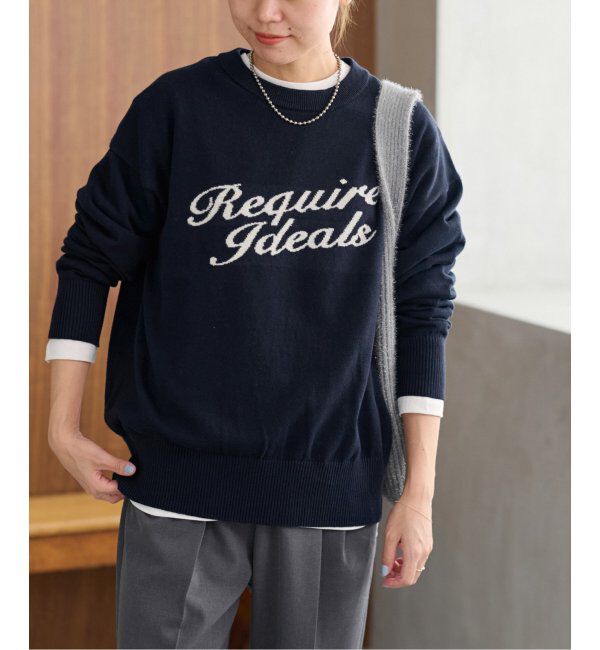 JOURNAL STANDARD relume「《追加2》コットンカシミヤロゴニット」|ニット・セーター|