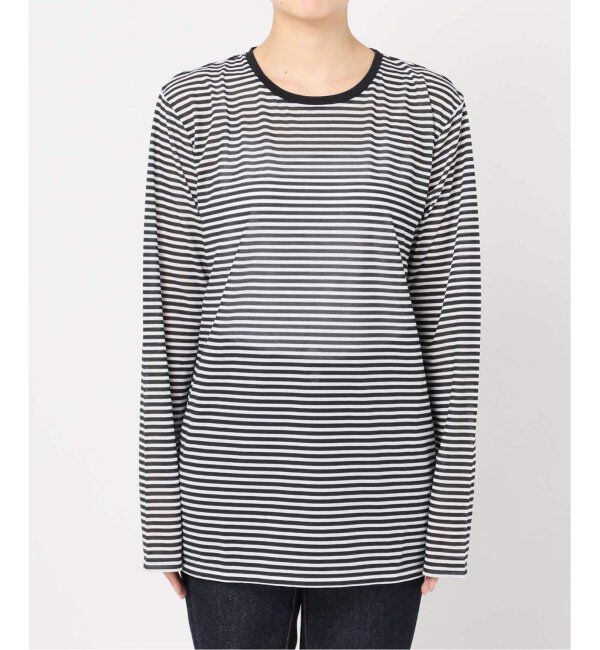 JOURNAL STANDARD「《追加4》クルーネックシアーロングTシャツ」|Tシャツ・カットソー|