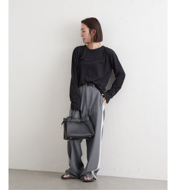 JOURNAL STANDARD「《追加4》クルーネックシアーロングTシャツ」|Tシャツ・カットソー|