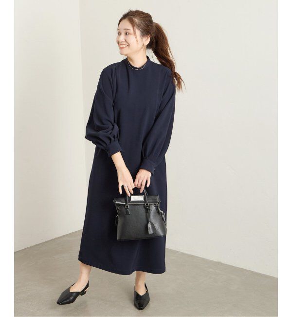 JOURNAL STANDARD「《追加》ダブルクロスロングワンピース」|ワンピース|ネイビー