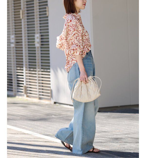 JOURNAL STANDARD relume「ラインフラワーオーバーサイズシャツ」|シャツ・ブラウス|