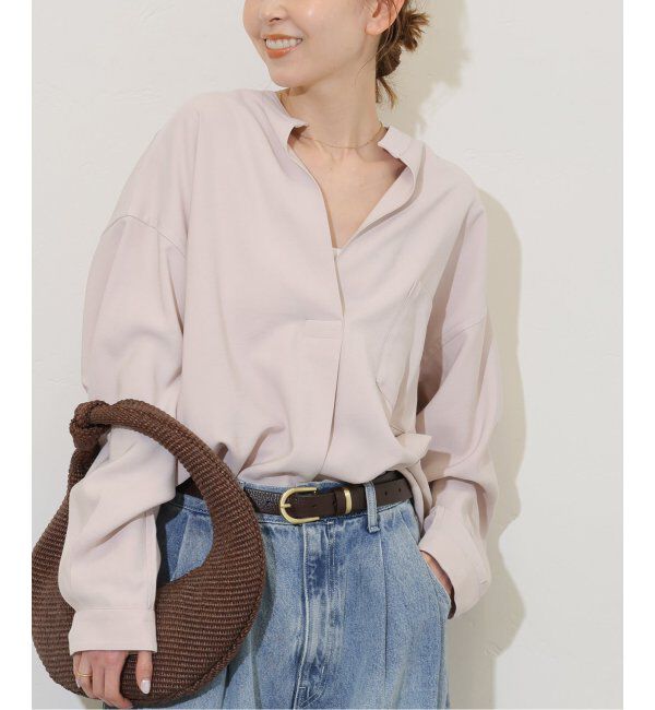 JOURNAL STANDARD「《追加》スタンドプルオーバー」|シャツ・ブラウス|ピンク