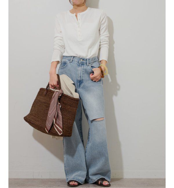 JOURNAL STANDARD relume「ベアテレコ2WAYヘンリーネックプルオーバー」|Tシャツ・カットソー|