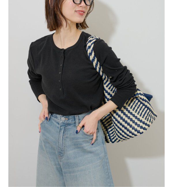 JOURNAL STANDARD relume「ベアテレコ2WAYヘンリーネックプルオーバー」|Tシャツ・カットソー|