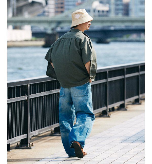 JOURNAL STANDARD relume「ヨーロピアンフラックス ガーメントダイ オープンカラーシャツ」|シャツ・ブラウス|