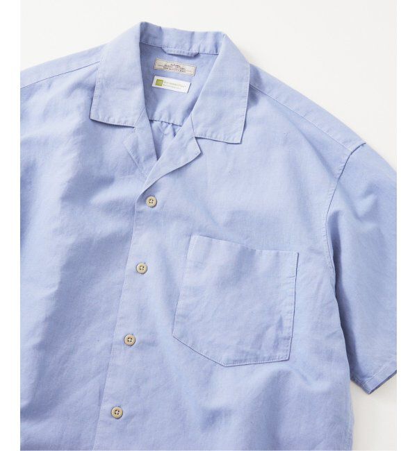 JOURNAL STANDARD relume「ヨーロピアンフラックス ガーメントダイ オープンカラーシャツ」|シャツ・ブラウス|