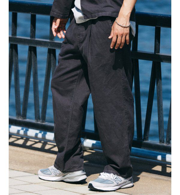 JOURNAL STANDARD relume「ヨーロピアンフラックス ガーメントダイ スクエアイージーパンツ」|その他|