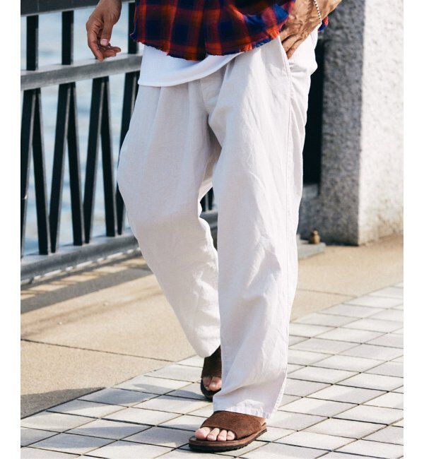 JOURNAL STANDARD relume「ヨーロピアンフラックス ガーメントダイ スクエアイージーパンツ」|その他|