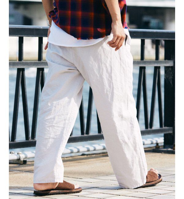 JOURNAL STANDARD relume「ヨーロピアンフラックス ガーメントダイ スクエアイージーパンツ」|その他|