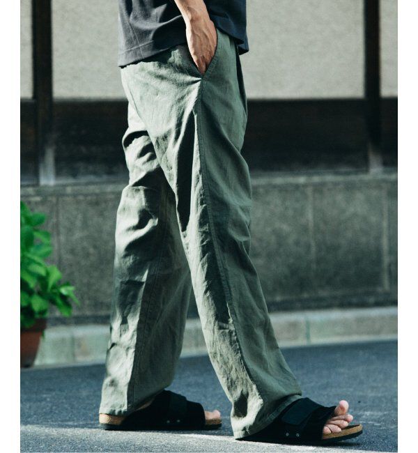 JOURNAL STANDARD relume「ヨーロピアンフラックス ガーメントダイ スクエアイージーパンツ」|その他|