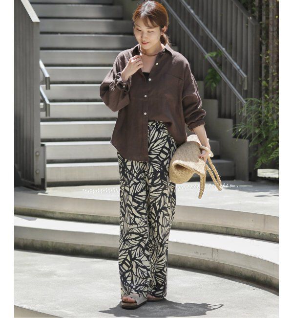 JOURNAL STANDARD relume「《追加2》手洗い可 / カラーリネンオーバーサイズシャツ」|シャツ・ブラウス|