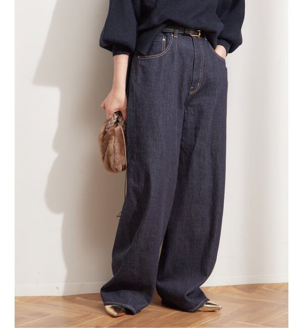 journal standard L'essage「《追加2》ルーズウェービング 3D デニムパンツ」|デニム|