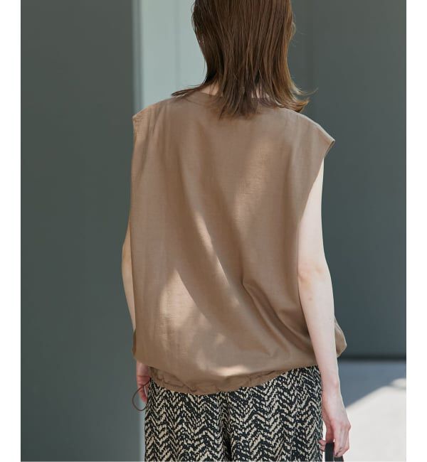 JOURNAL STANDARD「《追加》シャーリングノースリーブＴシャツ」|Tシャツ・カットソー|