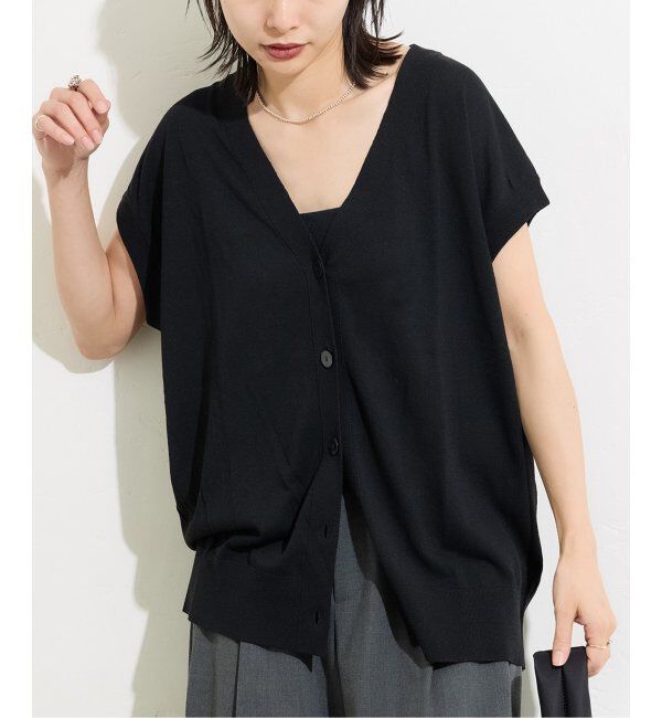 JOURNAL STANDARD「《追加3》リネンレーヨンニュアンスベスト」|ベスト・ジレ|ブラック