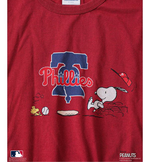 JOURNAL STANDARD relume「PEANUTS 別注 MLB ベースボール プリントTシャツ」|Tシャツ・カットソー|