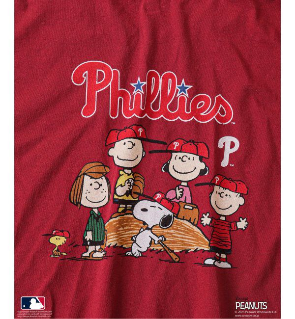 JOURNAL STANDARD relume「PEANUTS 別注 MLB ベースボール プリントTシャツ」|Tシャツ・カットソー|