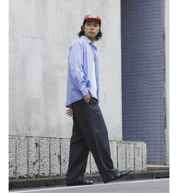 JOURNAL STANDARD relume「JAMES FABRIC / ジェームスファブリック ブルーハケメ ライトウェイトシャツ」|シャツ・ブラウス|