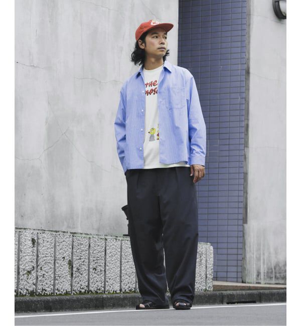 JOURNAL STANDARD relume「JAMES FABRIC / ジェームスファブリック ブルーハケメ ライトウェイトシャツ」|シャツ・ブラウス|